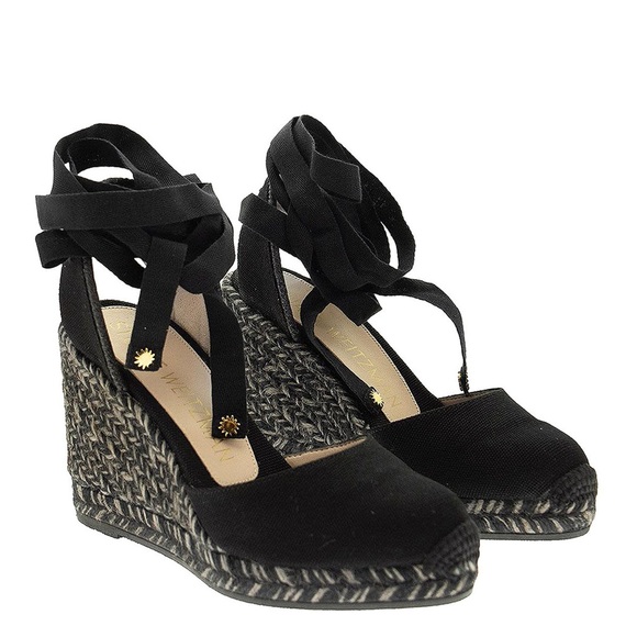 Stuart Weitzman Marguerita Wedge Espadrilles